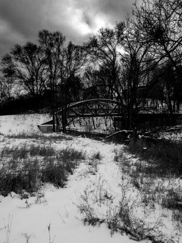 Winter Bridge, Etobicoke Creek, March 2016